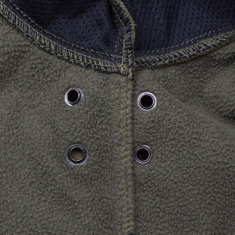 Original Dutch Military soft shell jacket zippered pockets vented armpits olive