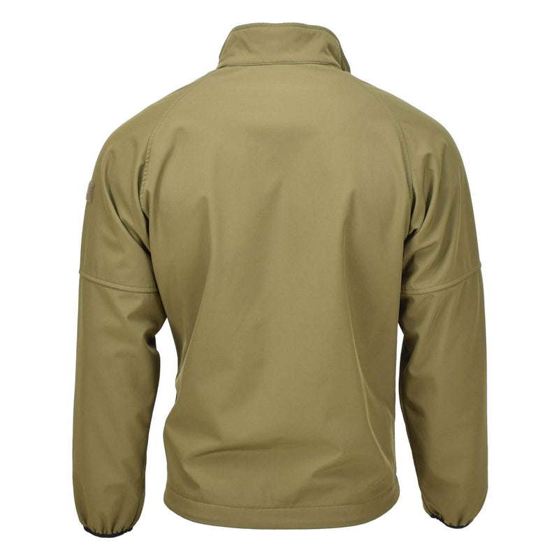 Dutch Military soft shell jacket zippered vented armpits olive