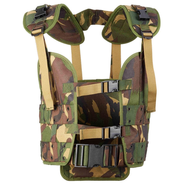 Liemenė taktinio stiliaus M96 su krepšeliais originali Nyderlandų kariuomenės woodland camo Dėvėta