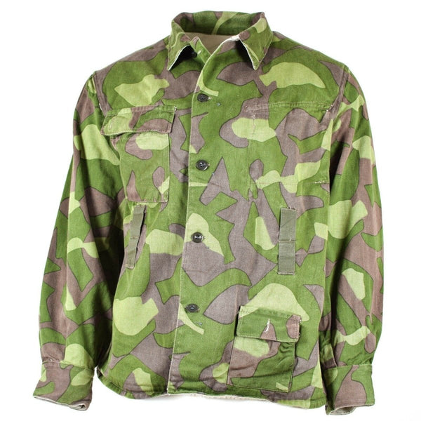 Original Finnish army camo uniform M-62 Reversible suit jacket Large sizes