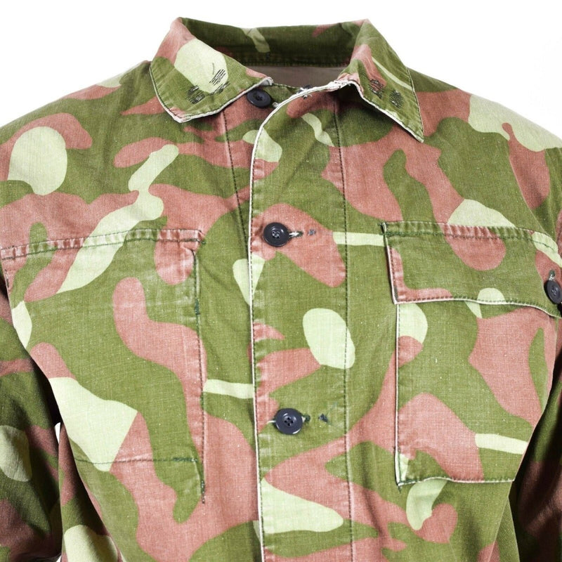 Original Finnish army camouflage uniform M-62 Reversible suit jacket Large sizes vintage all seasons