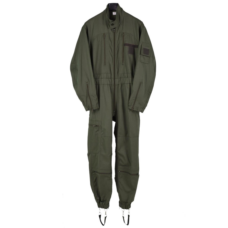 Original French air forces F2 flight suit durable military coverall liner zipped pockets adjustable waist