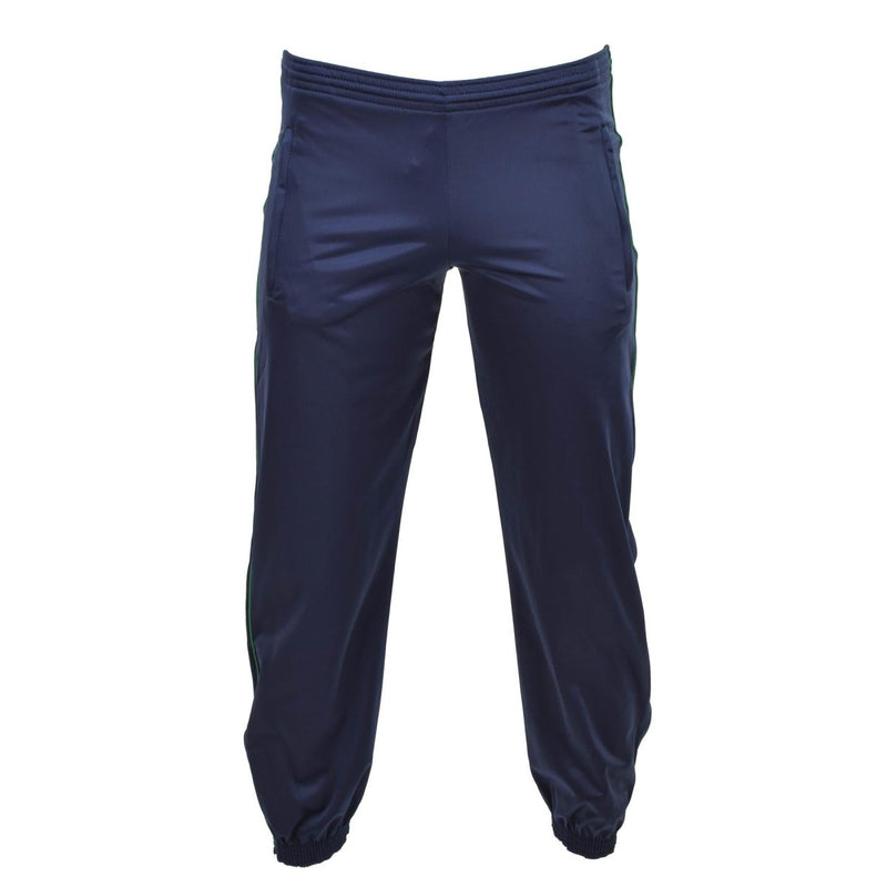 Original French Army training tracksuit pants military activewear trousers elasticated ankles