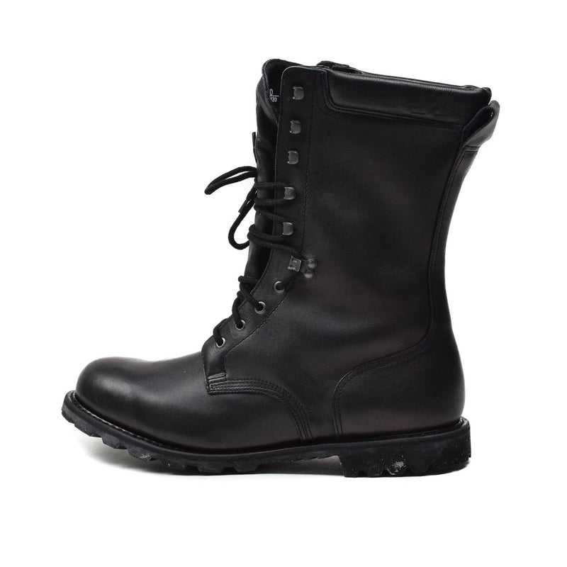 Original French Military boots waterproof genuine leather mid calf army footwear
