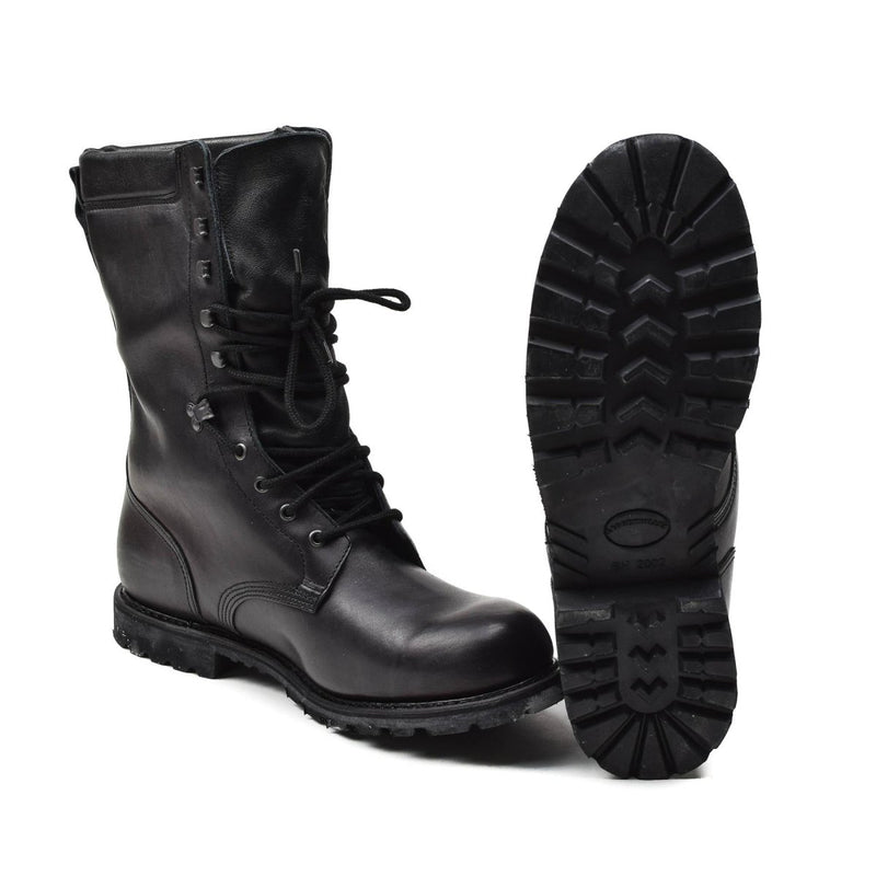 Original French Military boots waterproof genuine leather mid calf army footwear speed lacing system