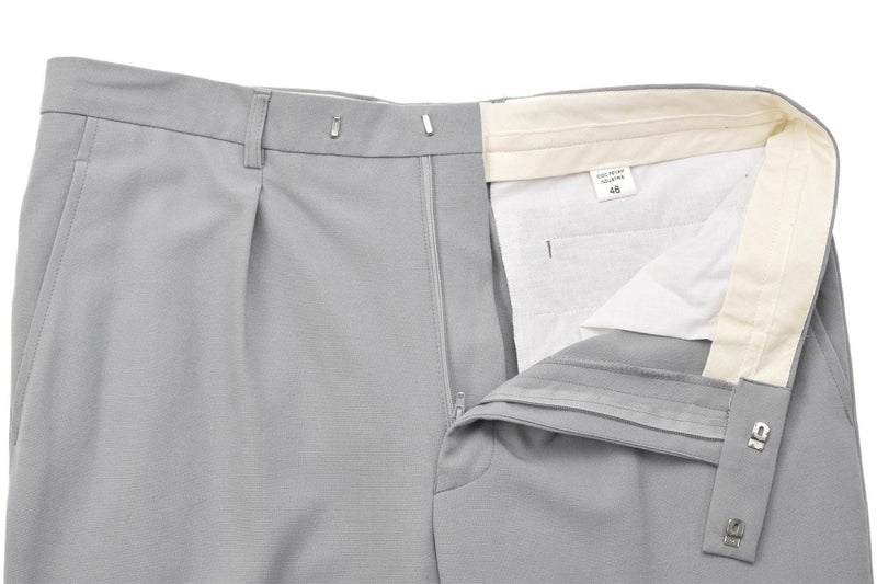 Original French military dress pants gray uniform formal trousers closure zipper gray color casual pants