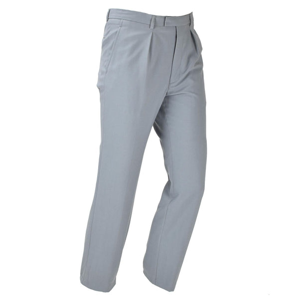 Original French military dress pants gray uniform formal trousers casual slash pockets belt loops
