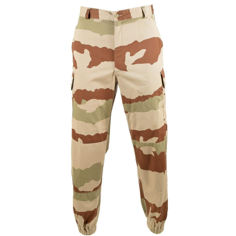 Original French Military pants F2 desert camo pants reinforced army BDU trousers