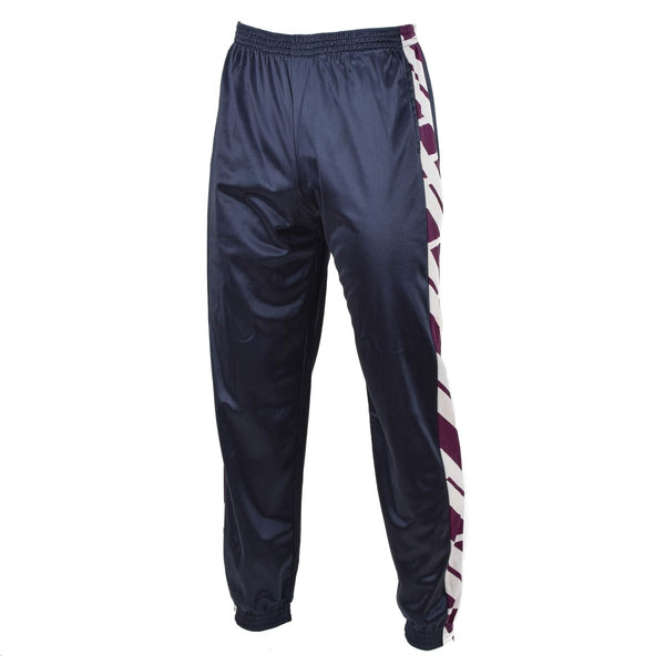 Original French Military school stylish sweatpants sports pants striped running hiking vintage trousers