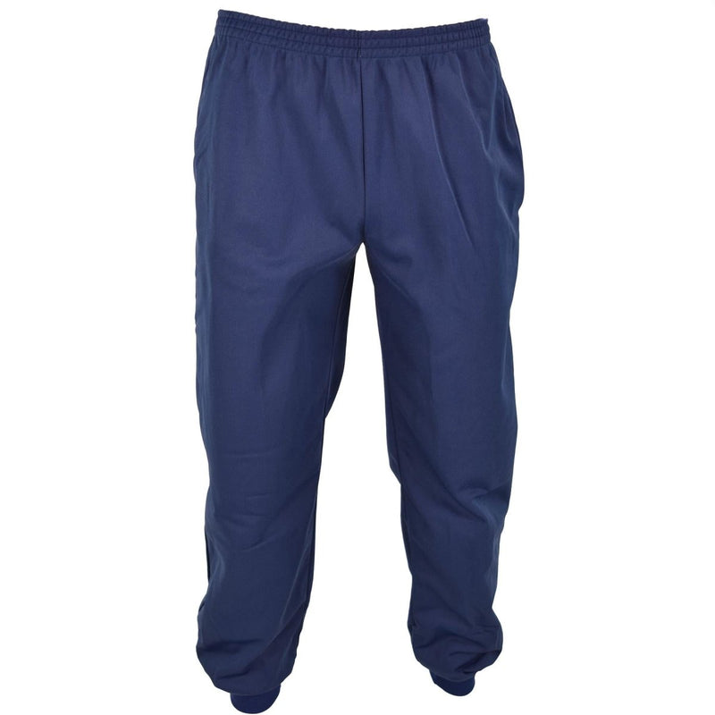 Original French navy troops tracksuit pants military issue sportswear bottom elasticated waist and bottoms regular fit