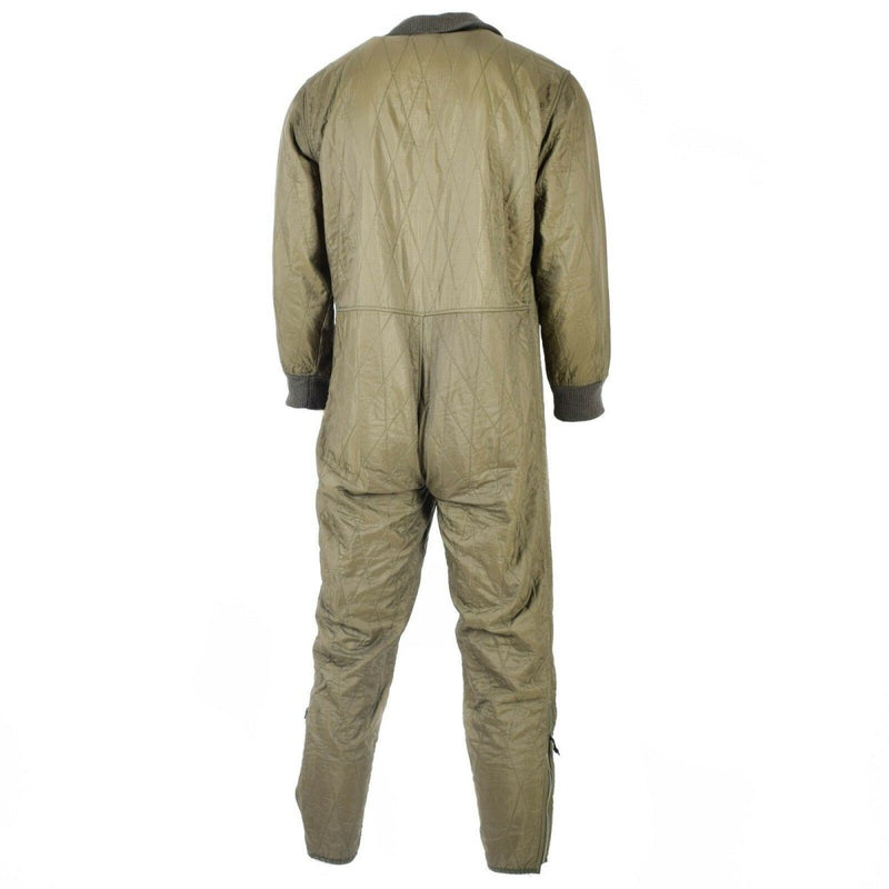 German army coverall suit liner Army issue winter warm military quilted fabric