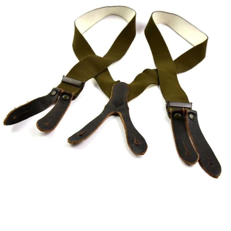 Original German Army Field suspenders pants suspenders Y-Strap army trousers braces