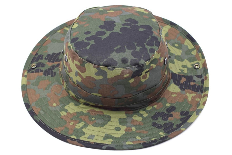 Original German Army Flecktarn boonie hat camping summer cap