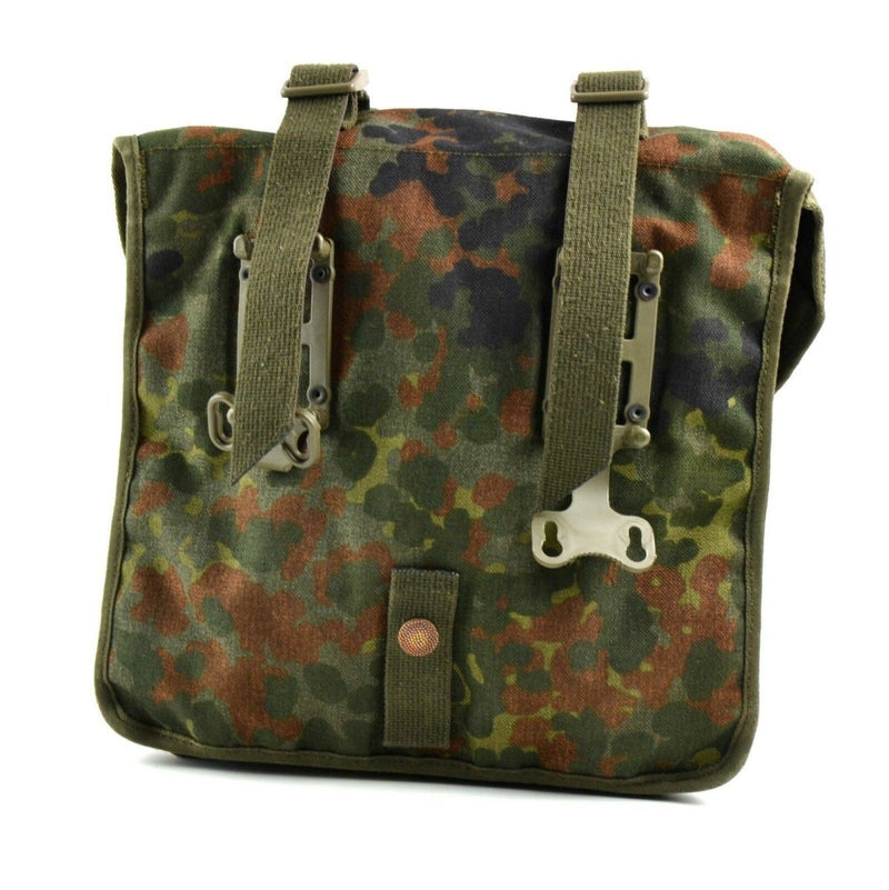 Original German army flecktarn camouflage combat tactical bag military webbing system surplus
