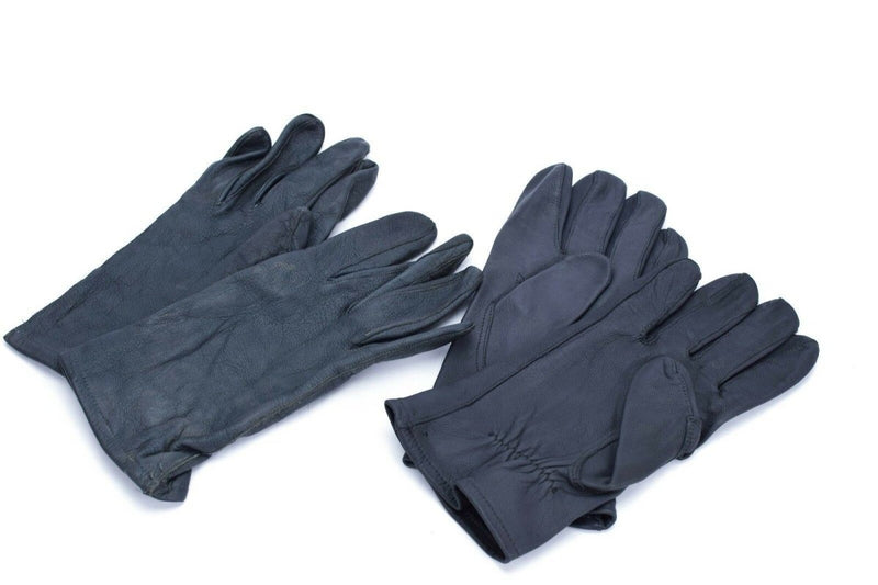German army gloves BW issued military gloves genuine leather gray