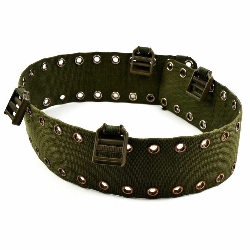 German army harness belt Webbing tactical belt suspenders combat vintage wide belt