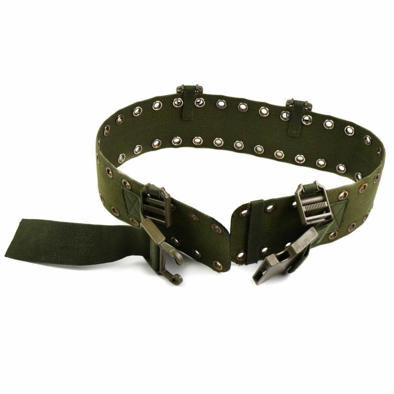 Original vintage German army harness belt Webbing tactical belt suspenders combat quick-release buckle