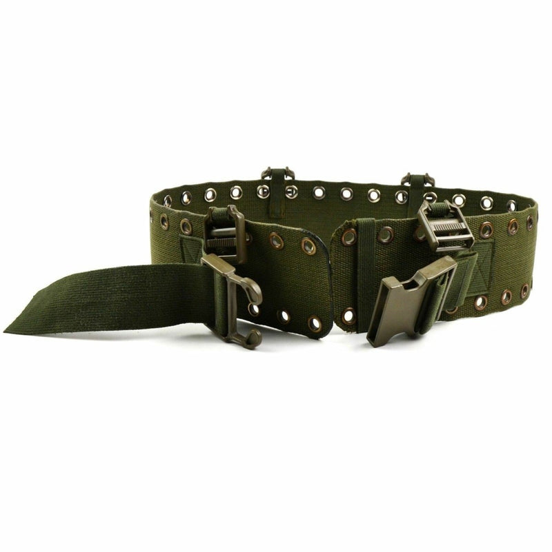 Vintage German army harness belt Webbing tactical belt suspenders combat wide belt