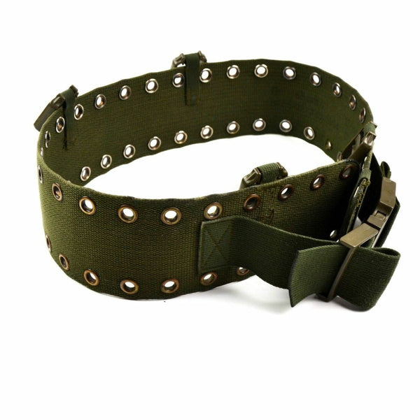 Original German army harness belt Webbing tactical wide belt suspenders combat adjustable length