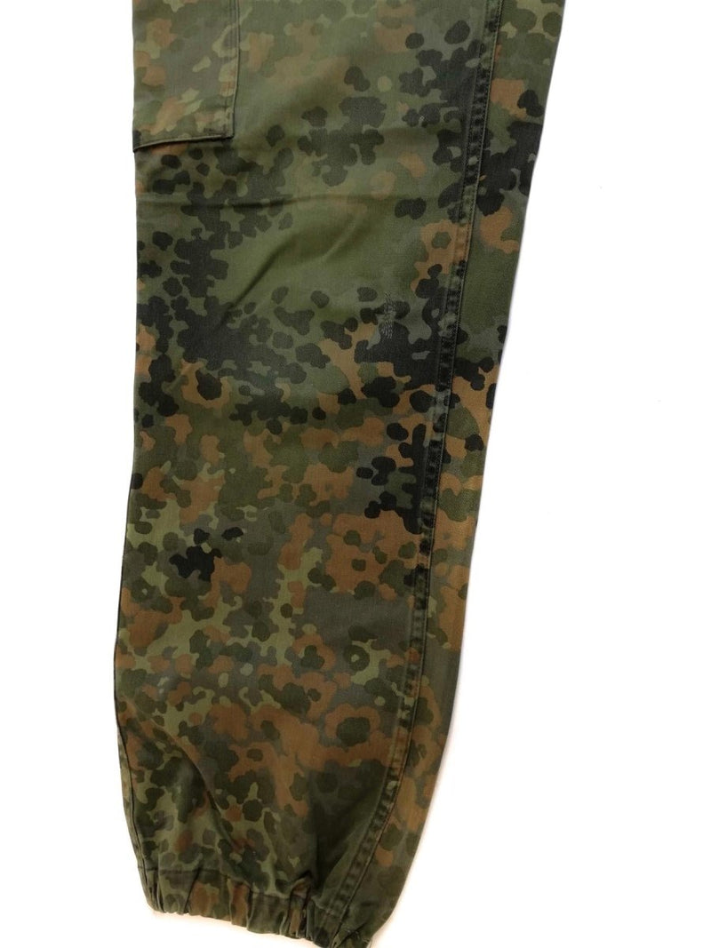 German army issue flecktarn camo pants field combat military trousers adjustable bottoms