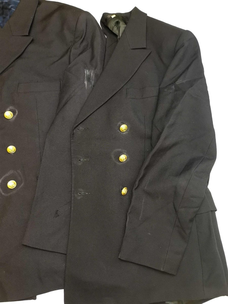 German army Marines Dress jacket dark navy Formal dress classic Uniform long sleeve military