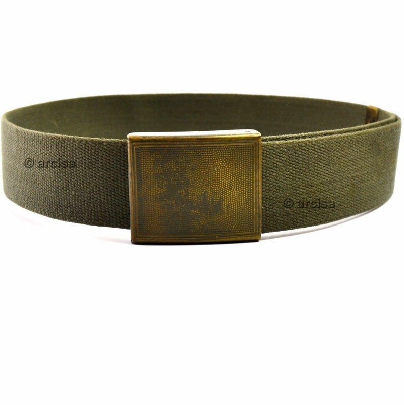 Original German army military suspenders belt Heavy Duty German Webbing olive durable strong canvas material