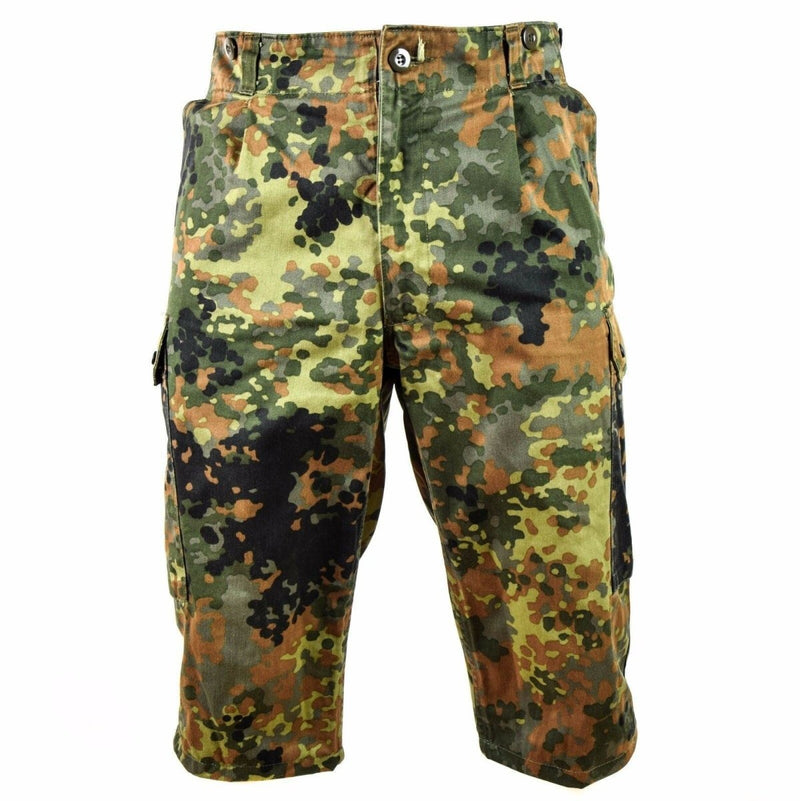 German army shorts combat field flecktarn camouflage bermuda