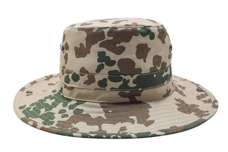 Original German Army tropical camo boonie hat camping hunting outdoor cap snap buttons on both sides