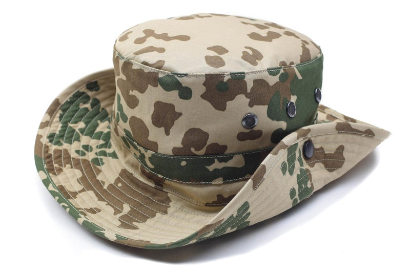 Original German Army tropical camo boonie hat camping hunting outdoor cap wide brim