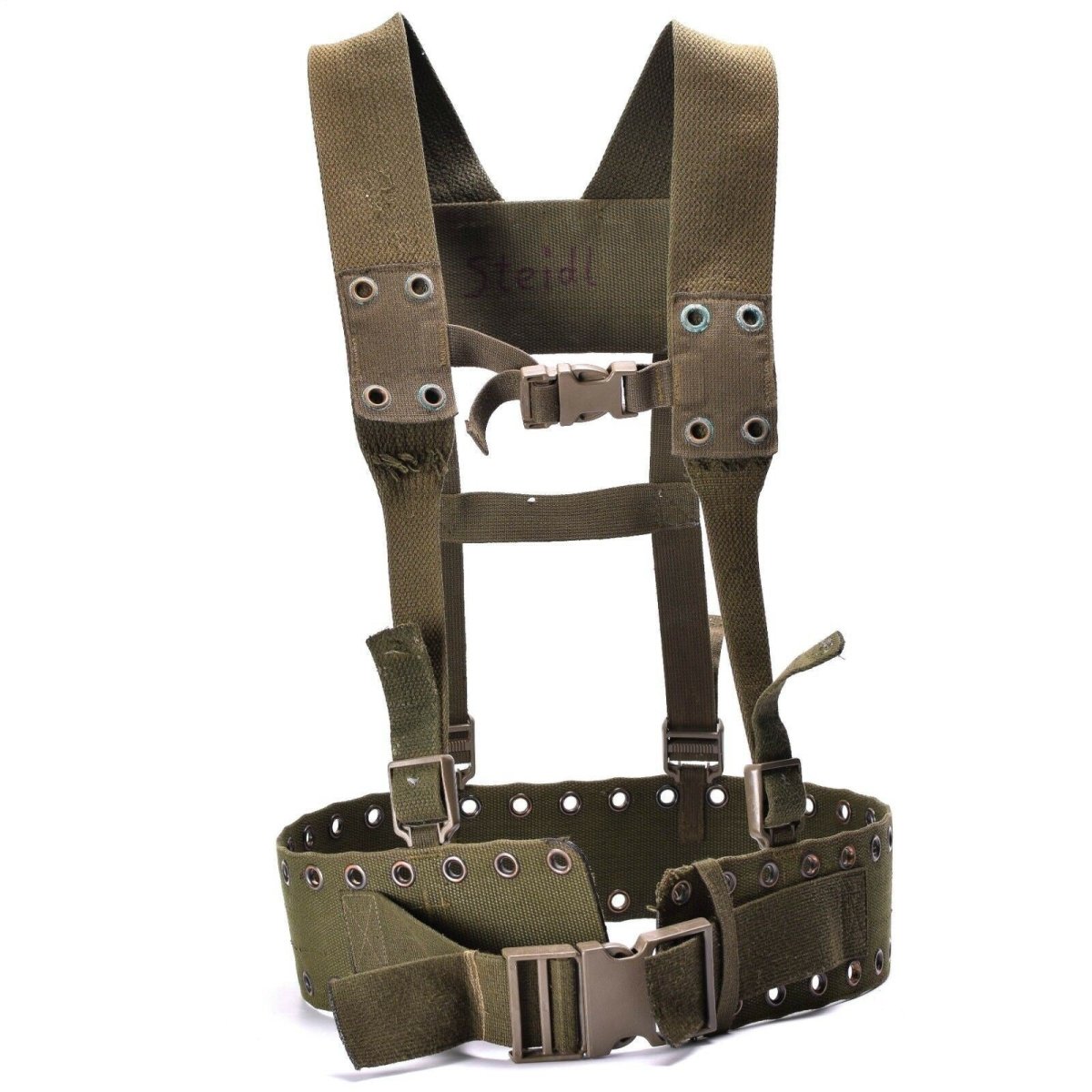 Original German army Webbing system 4 pcs tactical belt harness Load b ...