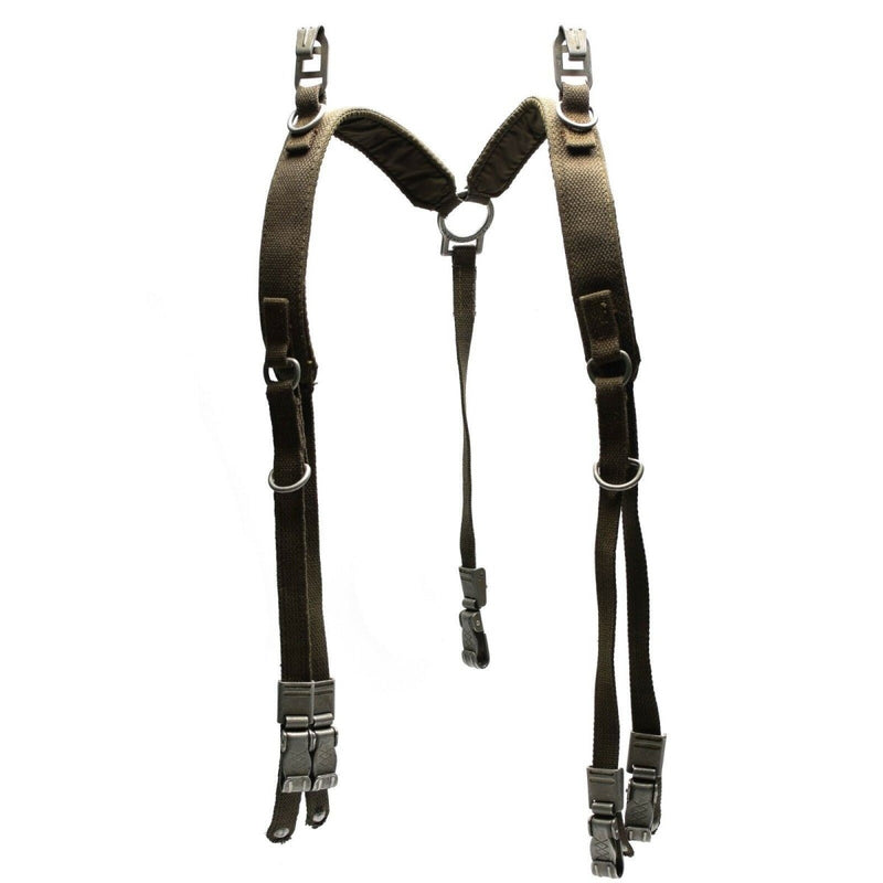 Original German Army Y-Straps Field belt suspenders harness bag tactical belt