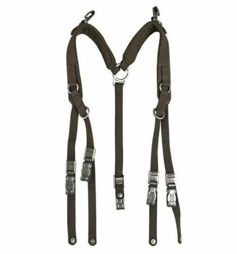 Original German Army Y-Straps Field belt suspenders harness bag tactical belt D-ring durable canvas material