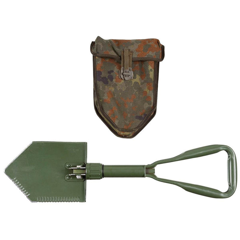 German BW Army folding shovel. Survival outdoor Green spade