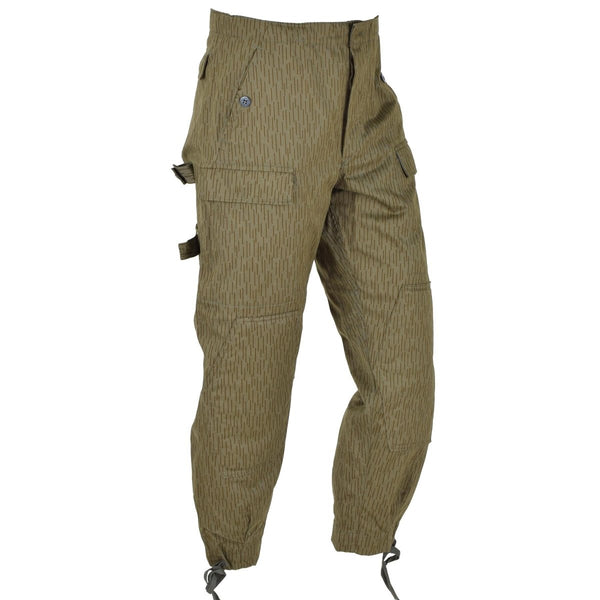 Original German military NVA strichtarn camo tactical pants field trousers reinforced knees vintage 1958