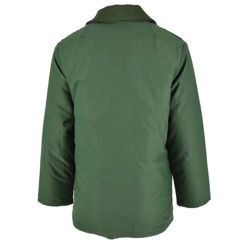 German police officer parka warm hooded green windproof jacket liner