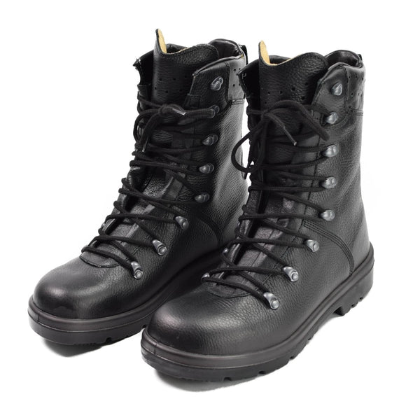 Original Germany army water-resistant boots black leather field BDU combat BW military issue