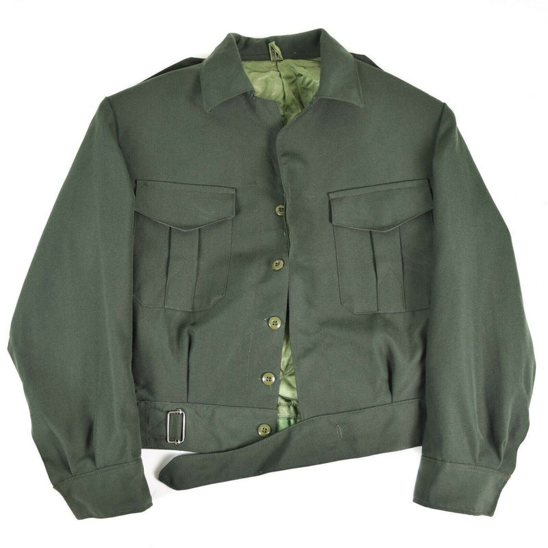 Original Greek army Field ike jacket gabardine wool blaze Greece