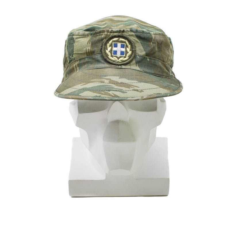 Greek army field troops cap lizard camo lightweight military summer cap camping outdoor visor cap