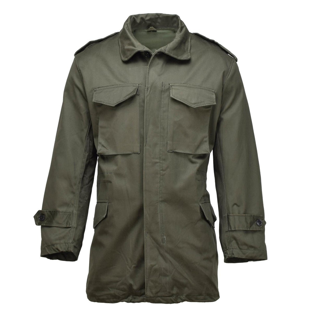 Original Greek military M65 field uniform jacket olive army surplus pa ...