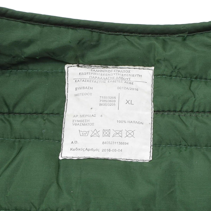 Original Greek military M65 jacket long sleeve liner green Greece army breathable