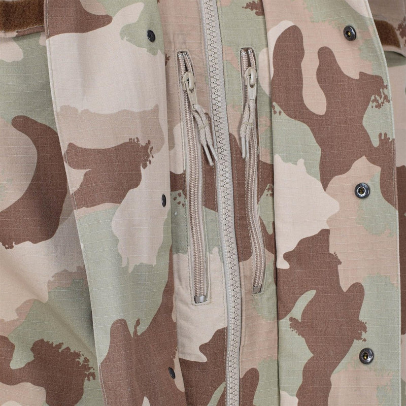 Hungarian Army rain jacket combat camouflage desert waterproof hooded