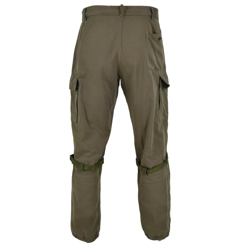 Original Italian army combat trousers BDU field troop work uniform pants wide belt loops all seasons