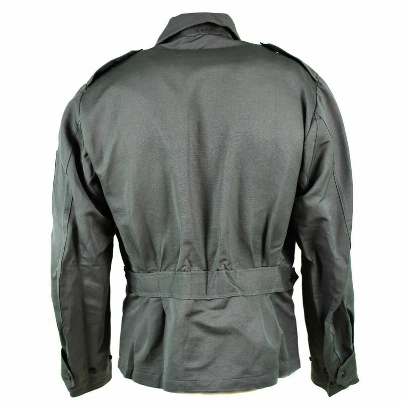 Original Italian army grey jacket Air Force military BDU surplus issue shirt