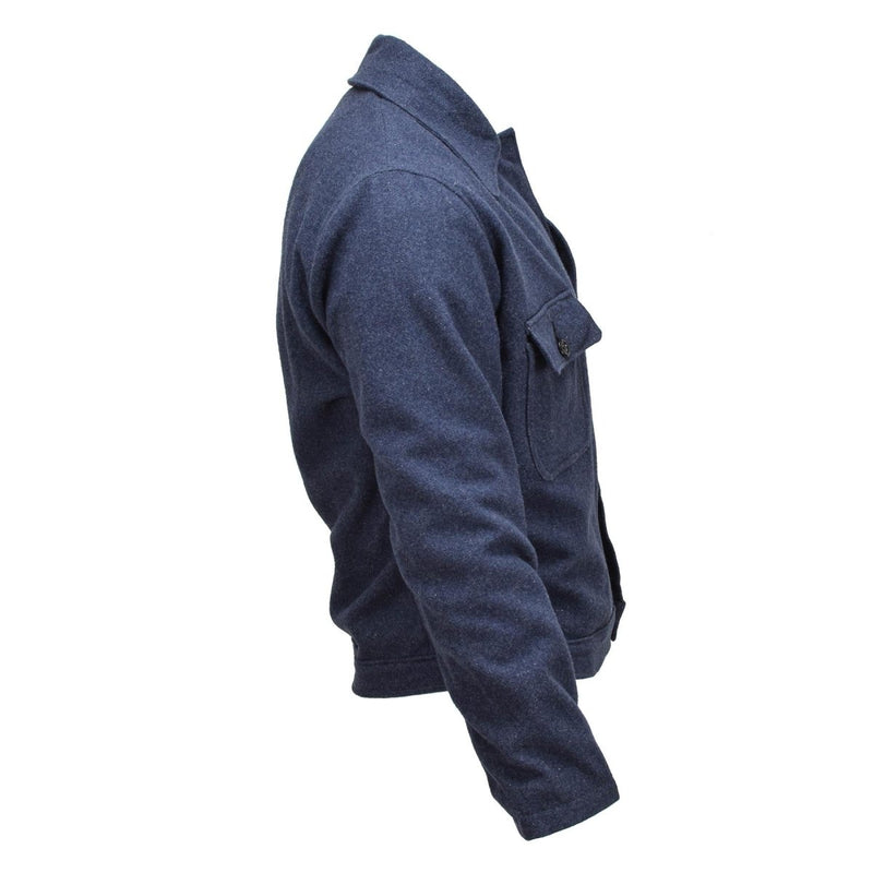 Original Italian army vintage ike jacket wool blouse dress jacket uniform blue
