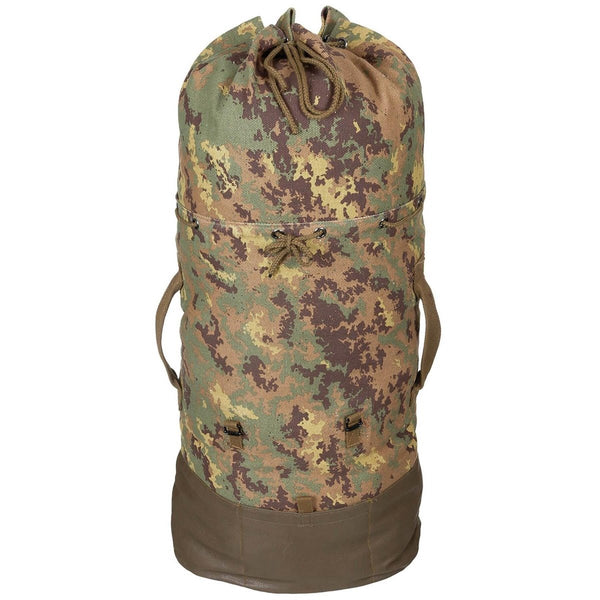 Original Italian military Vegetato camo tactical combat backpack 40L bag military surplus shoulder strap