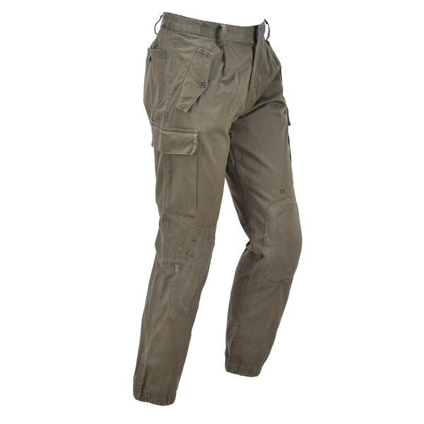 Original Italian military work pants reinforced workwear uniform cargo style trousers all seasons reinforced knees
