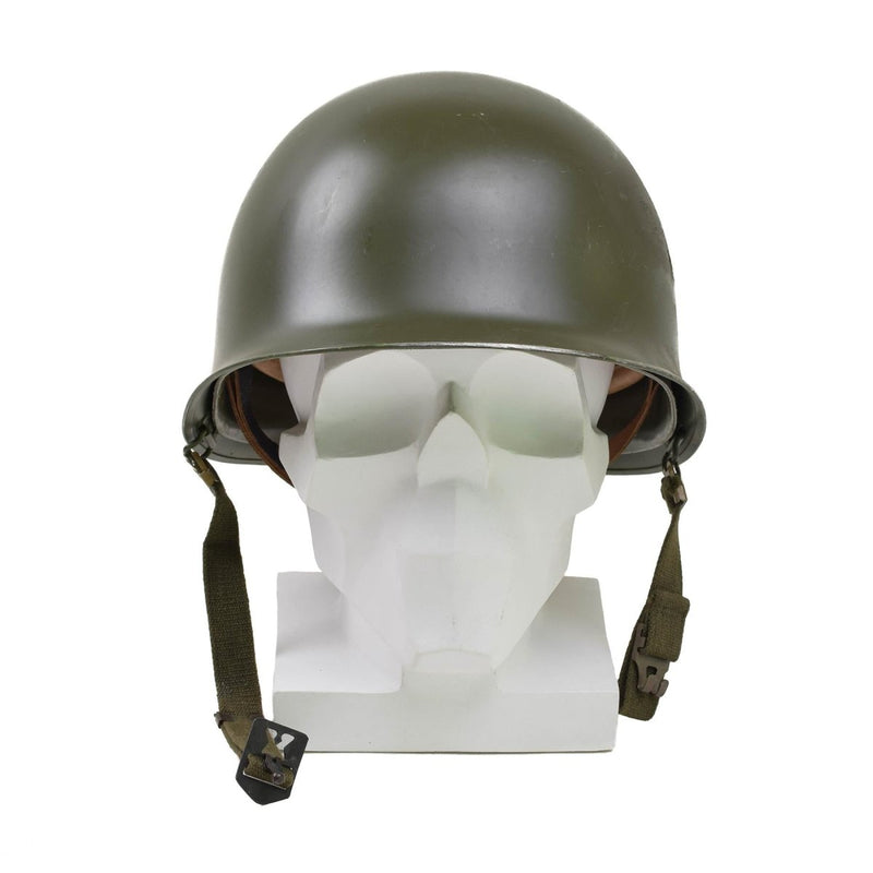 Original Military Belgian Steel Helmet M51 tactical combat army inner pvc Olive