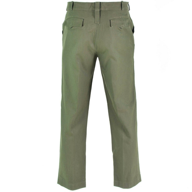 Original Portuguese army field combat pants olive green pants