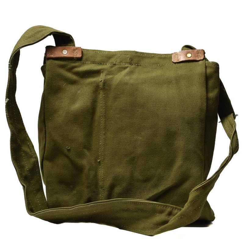 Original Romanian army carrying bag green shoulder strap case