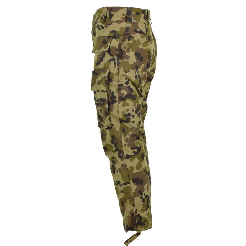 Original Romanian field troops pants fleck pattern camouflage BDU trousers